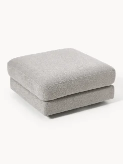 Reposapiés puf en tejido bouclé Tribeca