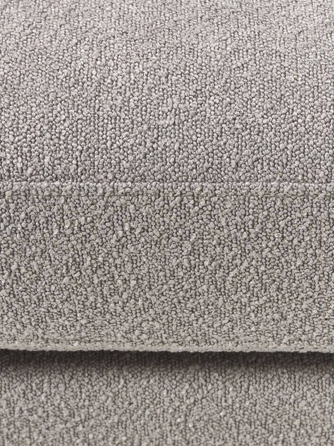 Reposapiés puf en tejido bouclé Tribeca