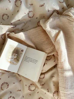 Ropa de cama infantil de satén Wreath