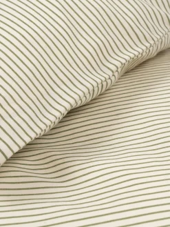 Ropa de cama infantil de algodón ecológico Tea Stripe, tamaños diferentes