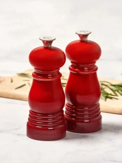 Salero y pimentero con molinillo de cerámica Creuset, 2 uds.