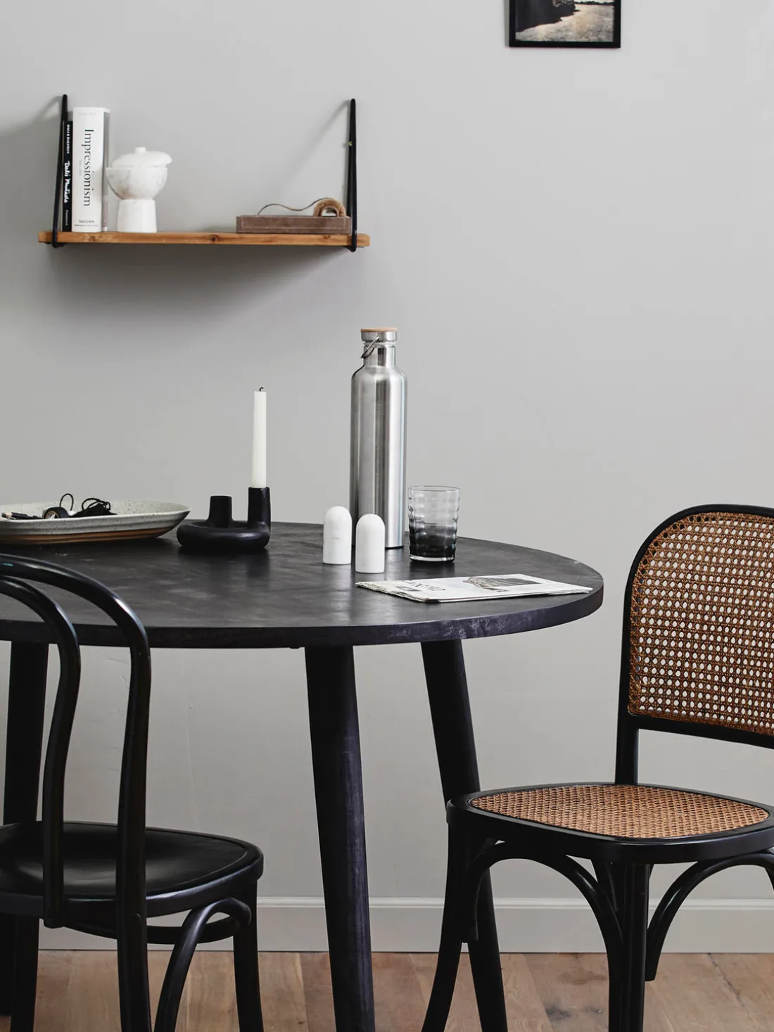 Salero y pimentero de mármol Isop, 2 uds.