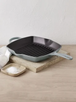 Sartén grill de hierro fundido con estructura acanalada Signature Collection