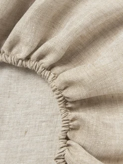 Sábana bajera cubrecolchón de lino Linna