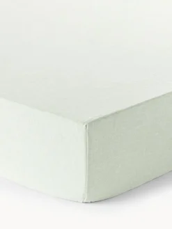 Sábana bajera cubrecolchón de lino Linna