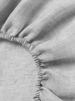 Sábana bajera cubrecolchón de lino Linna