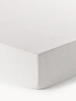 Sábana bajera cubrecolchón de lino Linna