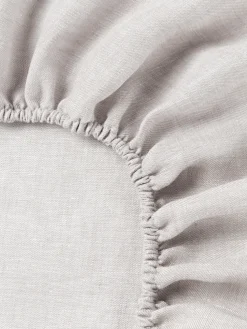 Sábana bajera cubrecolchón de lino Linna