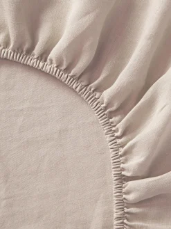 Sábana bajera de lino lavado Airy