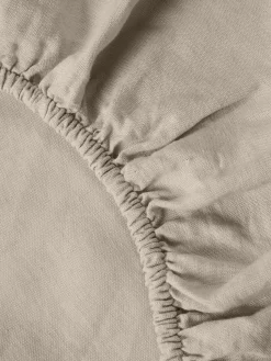 Sábana bajera de lino lavado Airy