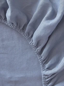 Sábana bajera de lino lavado Airy