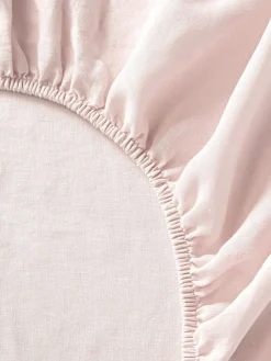 Sábana bajera de lino lavado Airy