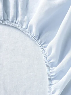 Sábana bajera de lino lavado Airy