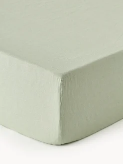 Sábana bajera de lino lavado Airy