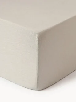 Sábana bajera de lino lavado Airy