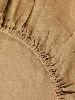 Sábana bajera de lino lavado Airy