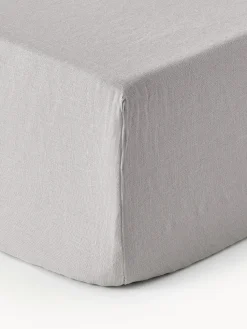 Sábana bajera de lino lavado Airy