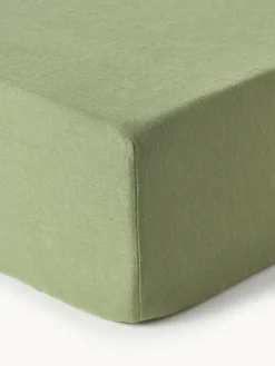 Sábana bajera de lino lavado Airy