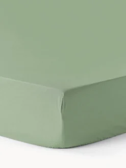 Sábana bajera de sobrecolchón de percal Elsie