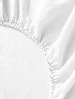 Sábana bajera sobrecolchón de lino lavado Airy