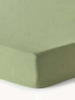 Sábana bajera sobrecolchón de lino lavado Airy