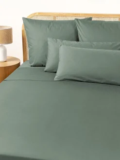 Sábana encimera de percal Elsie