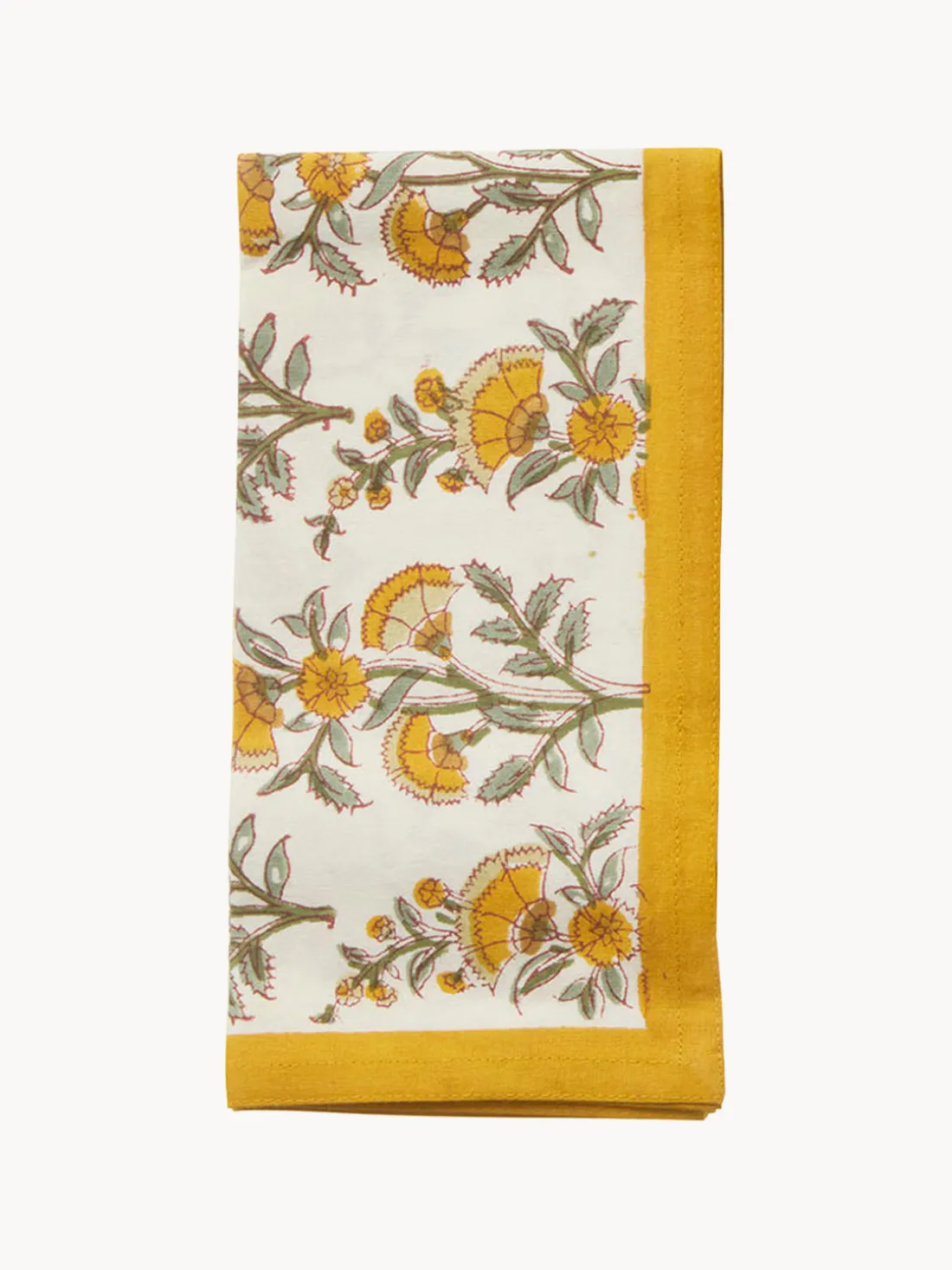 Servilletas artesanales de algodón Gita, 4 uds.