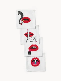 Servilletas de algodón Lips, 4 uds.