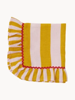 Servilletas de lino a rayas Sneape, 2 uds.