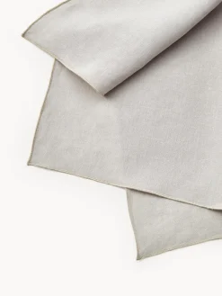 Servilletas de lino con ribete Kennedy, 4 uds.