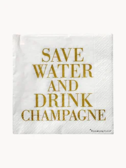 Servilletas de papel Save Water, 20 uds.