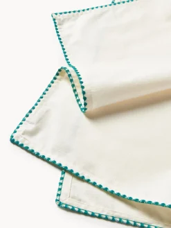 Servilletas de tela artesanales Zigzag, 4 uds.