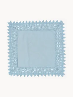 Servilletas de tela con encaje Flavia, 4 uds.