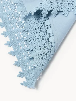 Servilletas de tela con encaje Flavia, 4 uds.