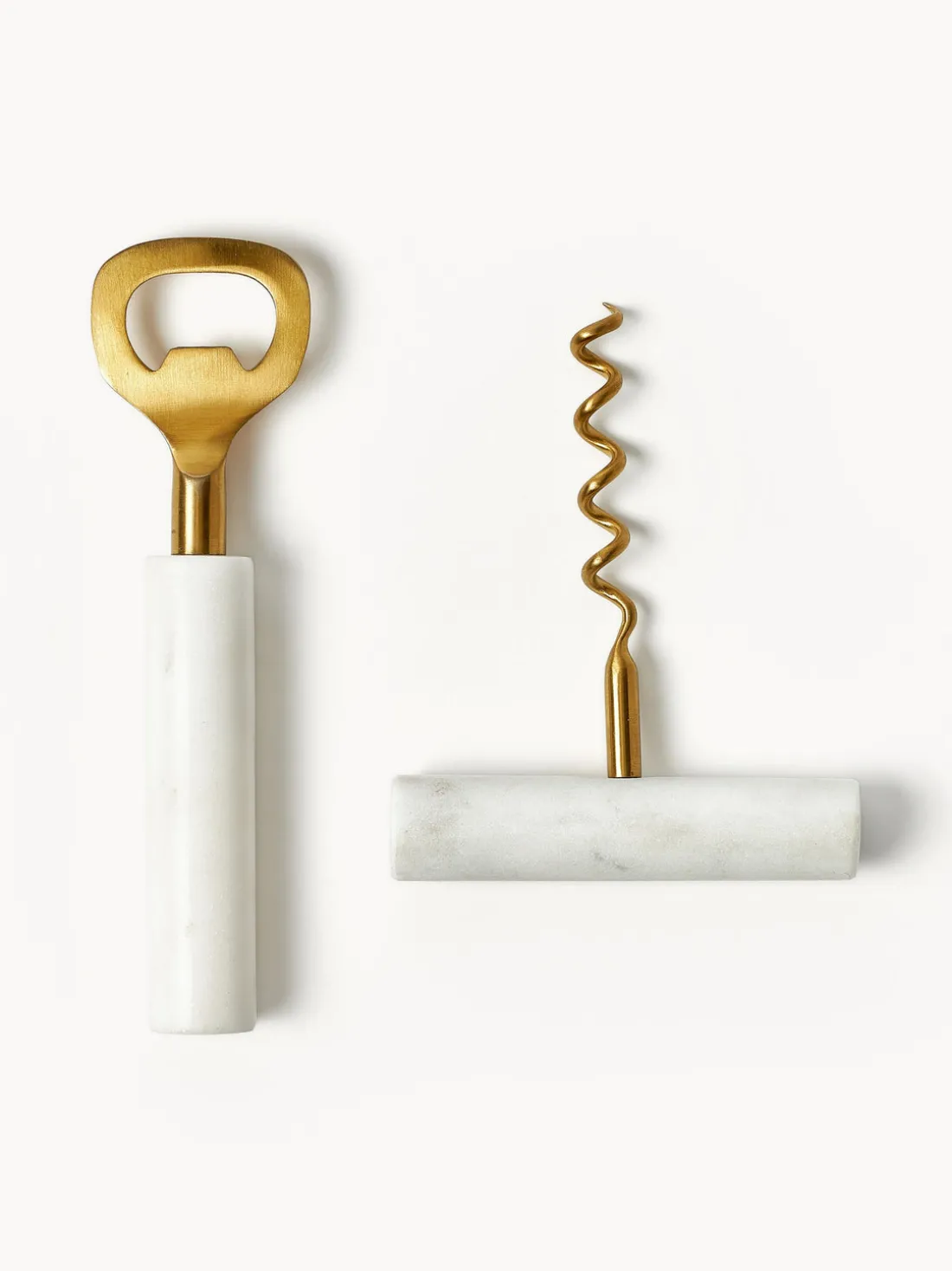 Set de abrebotellas de mármol Agata, 2 pzas.