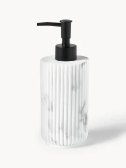 Set de accesorios de baño en look mármol Kacie, 3 pzas.