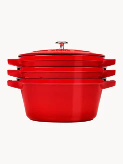 Set de baterías de cocina de hierro fundido La Cocotte, 3 uds.