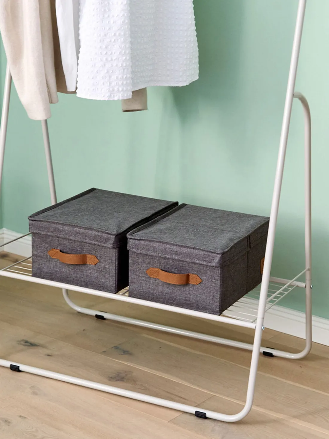 Set de cajas con tapa Premium, 2 uds.