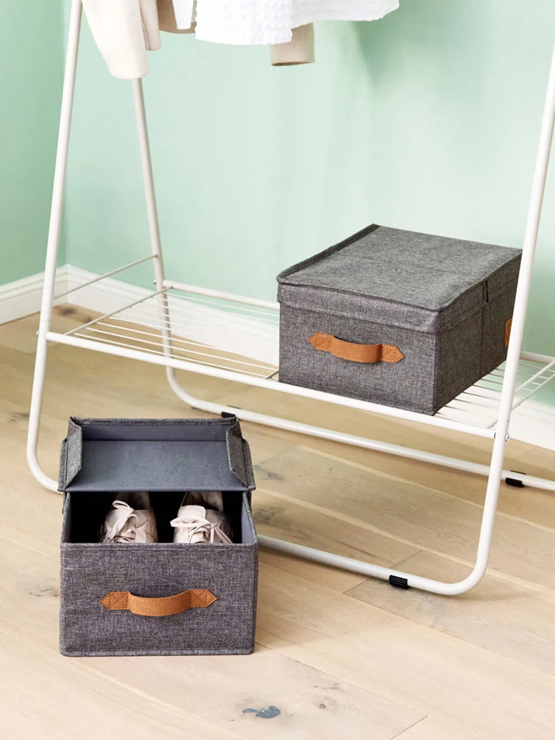 Set de cajas con tapa Premium, 2 uds.