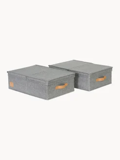 Set de cajas con tapa Premium, 2 uds.