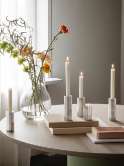 Set de candelabros con relieves Bernadotte, 3 uds.