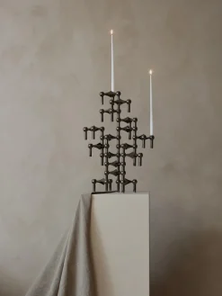 Set de candelabros Stoff Nagel, 3 uds.