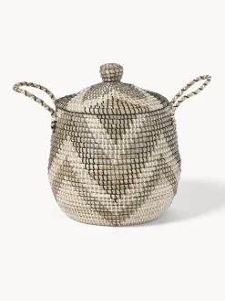 Set de cestas con tapadera Mija, 2 uds.