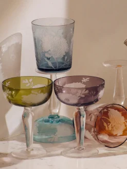 Set de copas pompadour de champán Peony, 6 uds.