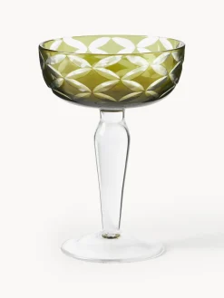 Set de copas pompadour de champán Cuttings, 6 uds.