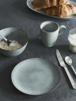 Set de desayuno artesanal Nordic Sea, 4 comensales (12 pzas.)