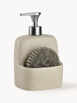 Set de dosificador de jabón Sand, 2 pzas.