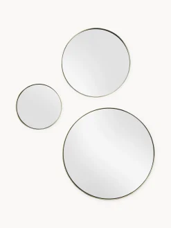 Set de espejos de pared redondos Lacie, 3 uds.