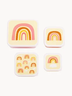 Set de fiambreras infantiles Rainbows, 4 uds.
