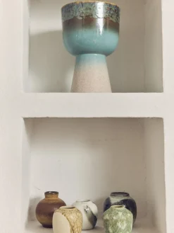 Set de jarrones artesanales 70's, 5 uds.